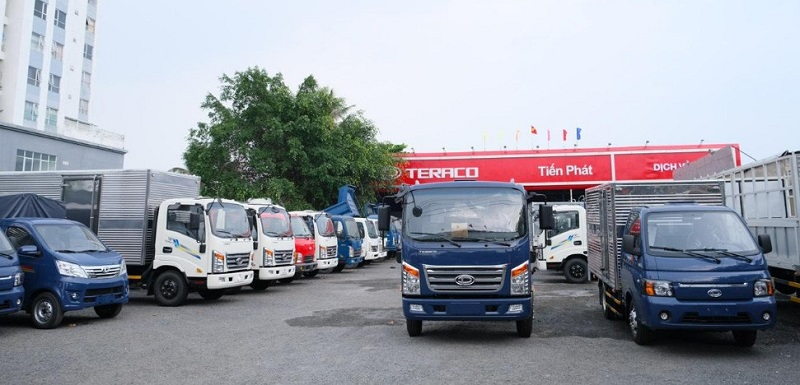 Danh sách Teraco TPHCM|Danh sách đại lý xe tải Teraco TPHCM