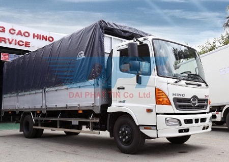 Hino FC9JNTC 6,200KG- MUI BẠT- Chiều dài thùng 7,3 mét